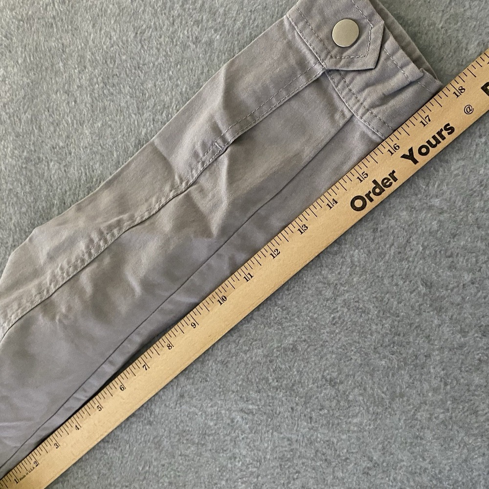 41 Hawthorn Utility Jacket Women M Gray Cinch Waist Stretch Cotton Pockets - Picture 13 of 14